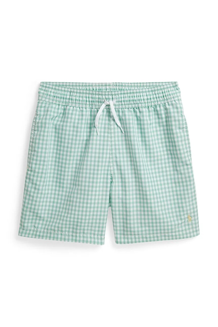 Detské plavkové šortky Polo Ralph Lauren tyrkysová 323934583500
