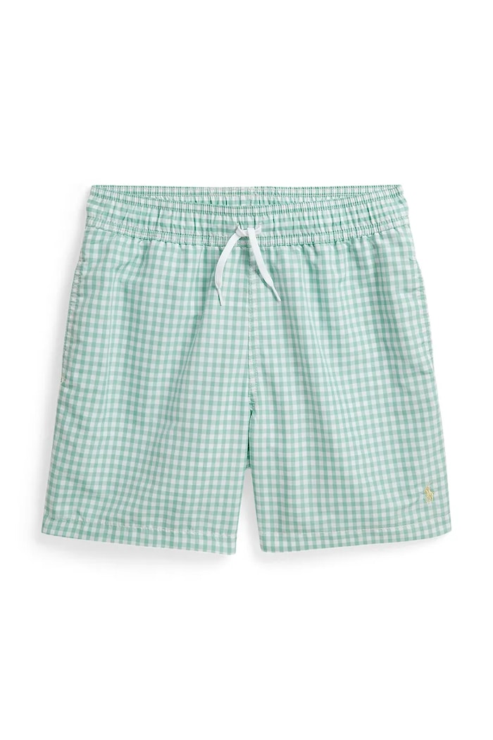Detské plavkové šortky Polo Ralph Lauren tyrkysová 323934583500