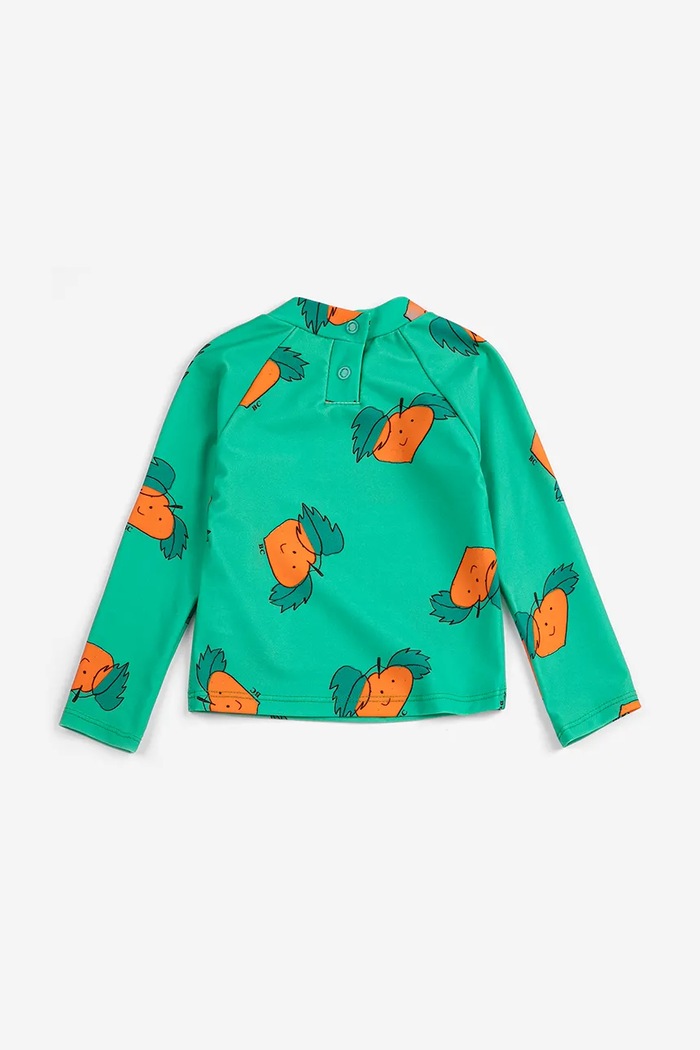 Dečki Otroška dolga majica za kopanje Bobo Choses Tangerine 126AB106 zelena