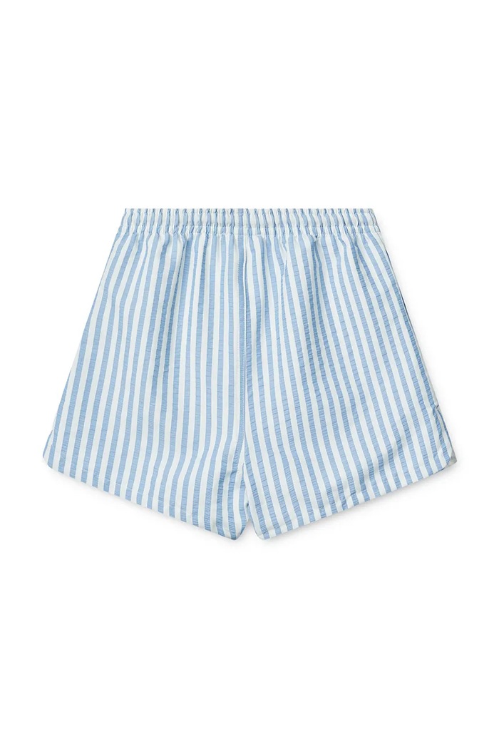 Liewood szorty kąpielowe dziecięce Aiden Seersucker Board Shorts LW21435.PPY2 niebieski SS26