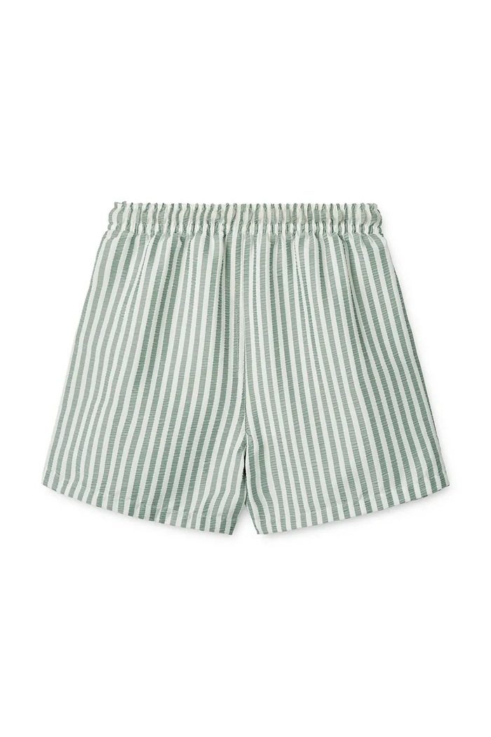 Dečki Liewood kopalne kratke hlače otroške Duke Stripe Board Shorts LW21436.PPY2 zelena