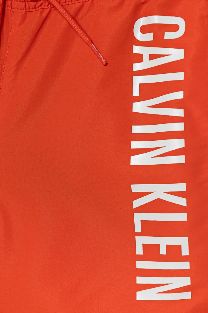 Dečki Calvin Klein Jeans kopalne kratke hlače otroške KV0KV00053.PPY2 oranžna