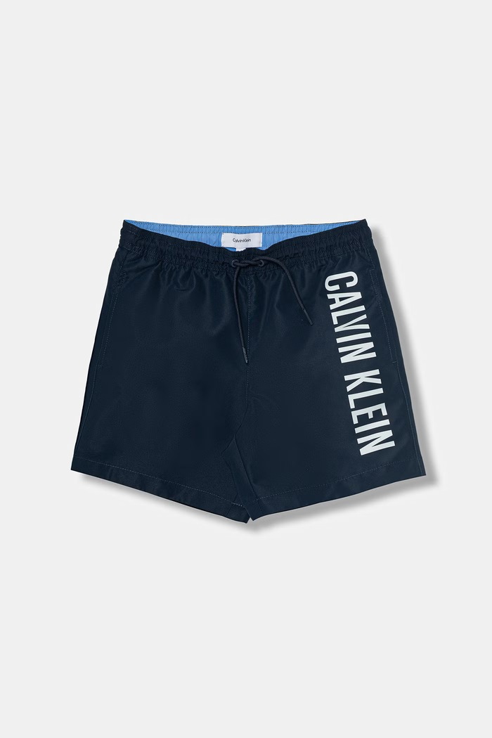 Calvin Klein Jeans kopalne kratke hlače otroške mornarsko modra KV0KV00053.PPY2