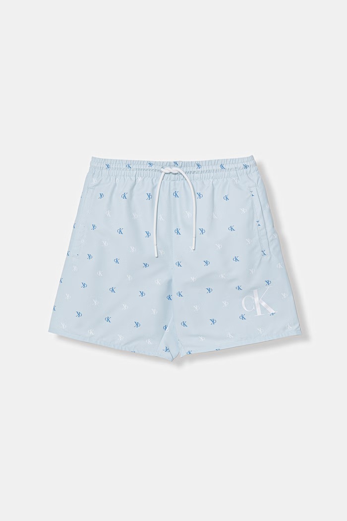 Calvin Klein Jeans kopalne kratke hlače otroške modra KV0KV00062.PPY2
