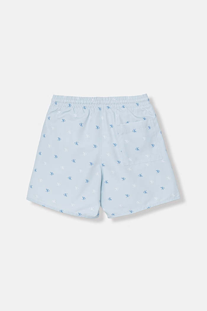 Calvin Klein Jeans kopalne kratke hlače otroške KV0KV00062.PPY2 modra SS26
