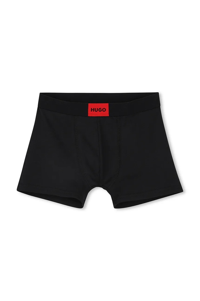 HUGO gyerek boxer 2 db G01170.102.150 fekete
