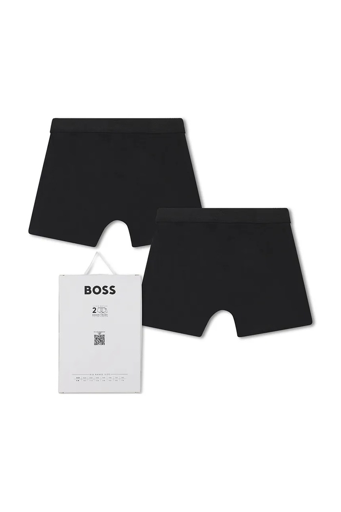 BOSS bokserki dziecięce 2-pack J52665.102.150 czarny SS26
