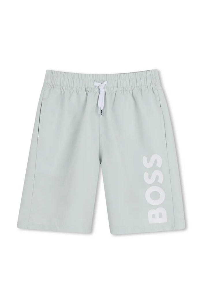 BOSS szorty kąpielowe dziecięce turkusowy J53171.162.174