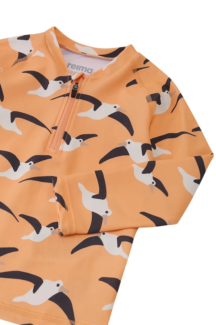 Băieți Reima longsleeve de baie pentru copii Tuvalu UV 50+ 5200133B.PPY2 portocaliu