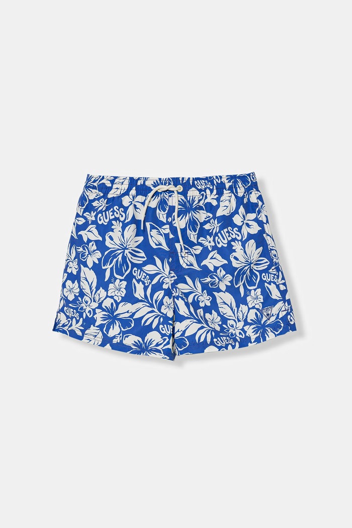 Guess pantaloni scurți de baie pentru copii albastru L6GZ05.WG282.PPY2.M