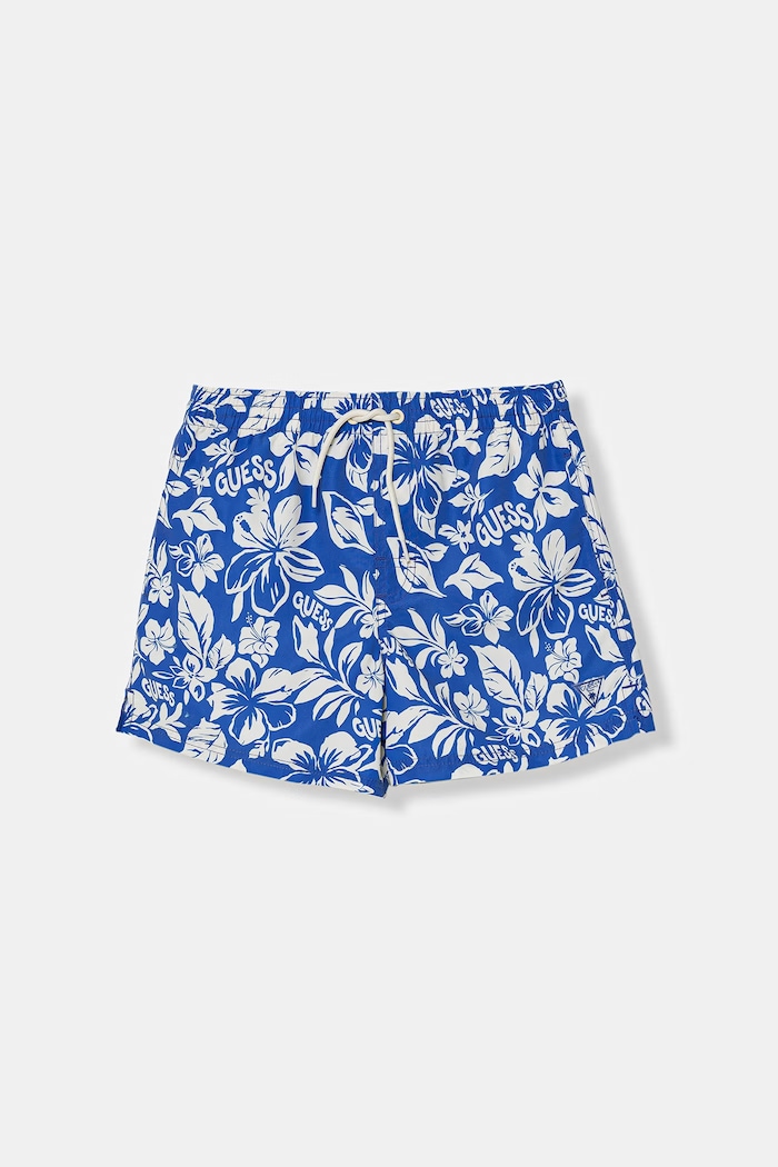 Guess pantaloni scurți de baie pentru copii albastru L6GZ05.WG282.PPY2.M