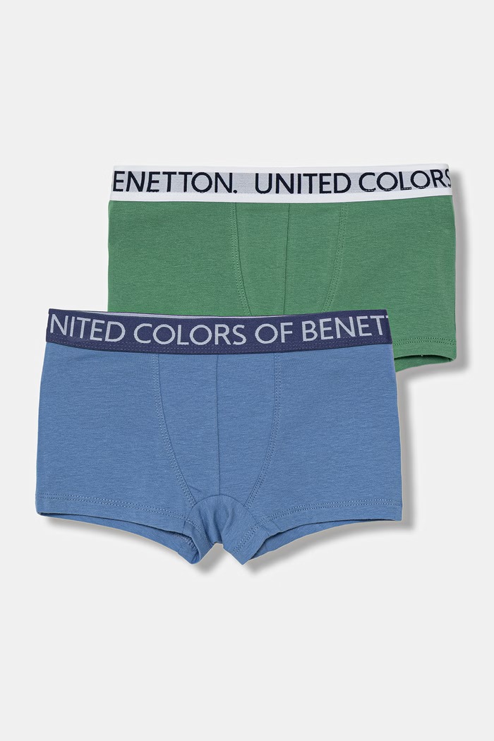 United Colors of Benetton detské bavlnené boxerky s elastanom 2-pak viacfarebná 3OP80X230.G.Stagionale