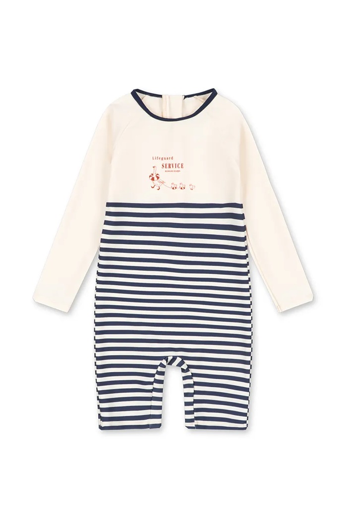 Konges Sløjd salopetă de plajă pentru copii ASTER ONESIE GRS bej KS105265.PPY2