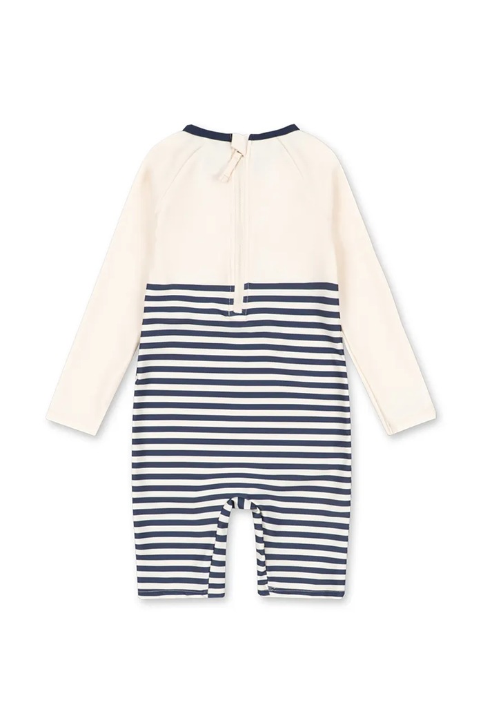 Konges Sløjd salopetă de plajă pentru copii ASTER ONESIE GRS KS105265.PPY2 bej SS26