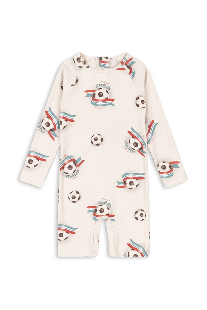 Konges Sløjd detský plážový overal ASTER ONESIE GRS béžová KS105265.PPY2