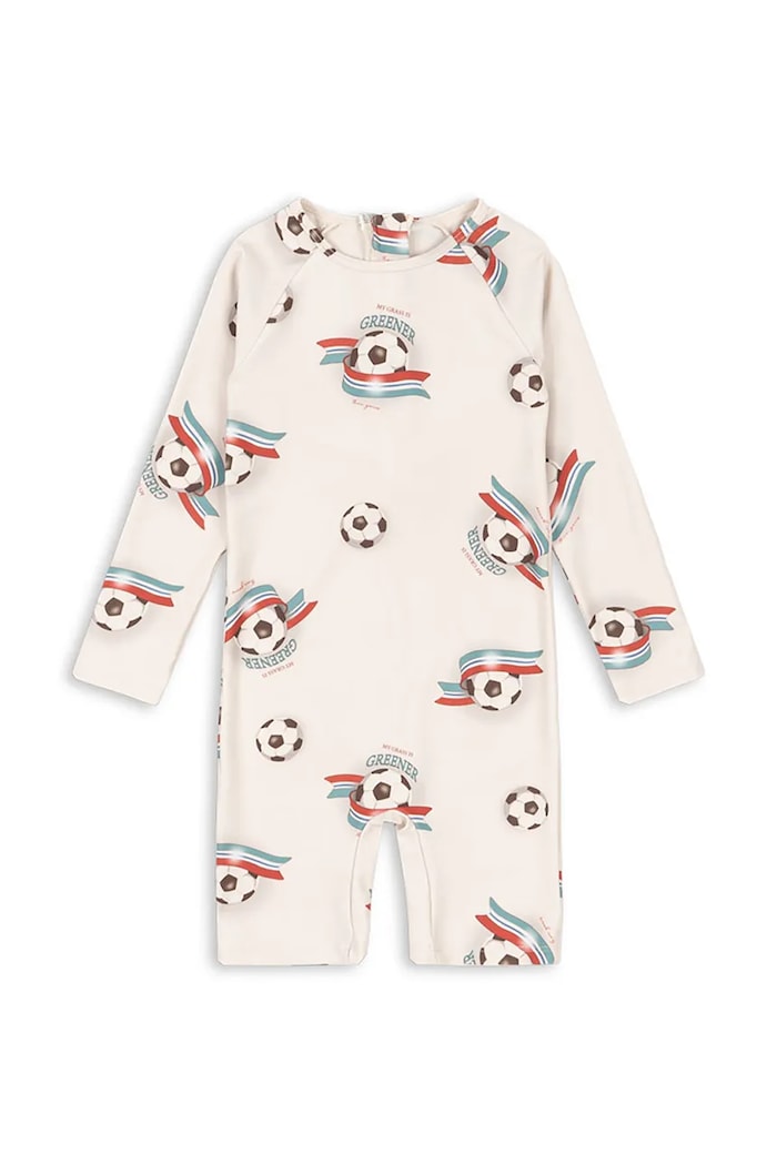 Konges Sløjd detský plážový overal ASTER ONESIE GRS béžová KS105265.PPY2