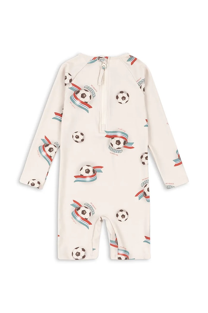 Konges Sløjd detský plážový overal ASTER ONESIE GRS KS105265.PPY2 béžová SS26