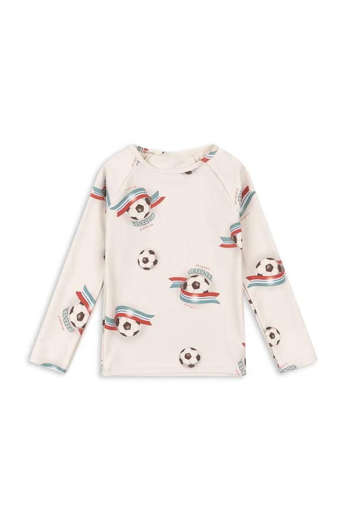 Konges Sløjd plavky longsleeve detské ASTER SWIM BLOUSE GRS béžová KS105266.PPY2