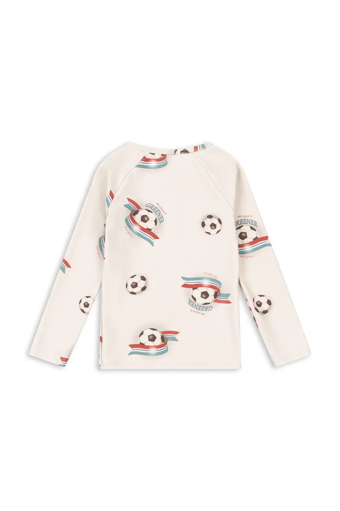 Konges Sløjd plavky longsleeve detské ASTER SWIM BLOUSE GRS KS105266.PPY2 béžová SS26