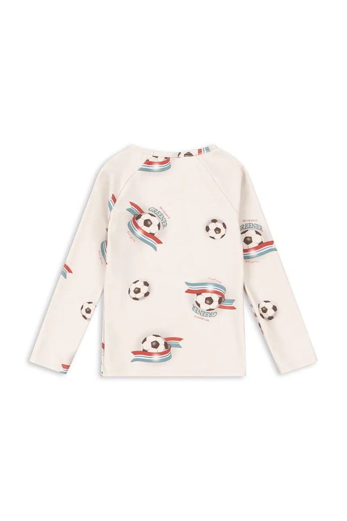 Konges Sløjd plavky longsleeve detské ASTER SWIM BLOUSE GRS KS105266.PPY2 béžová SS26