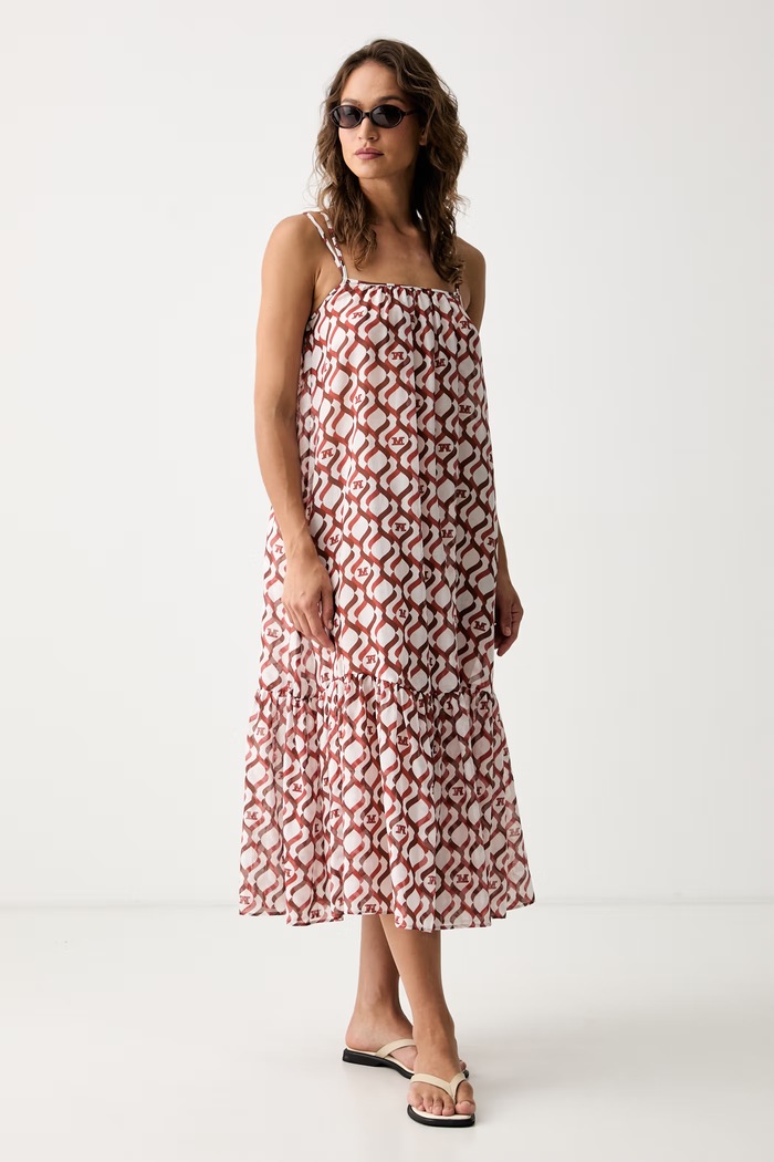 Max Mara Beachwear sukienka plażowa damska ALISSO 2616221079600 brązowy SS26