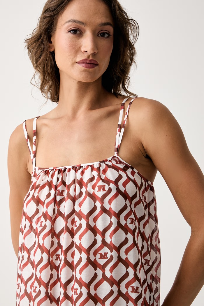 Max Mara Beachwear sukienka plażowa damska ALISSO brązowy 2616221079600
