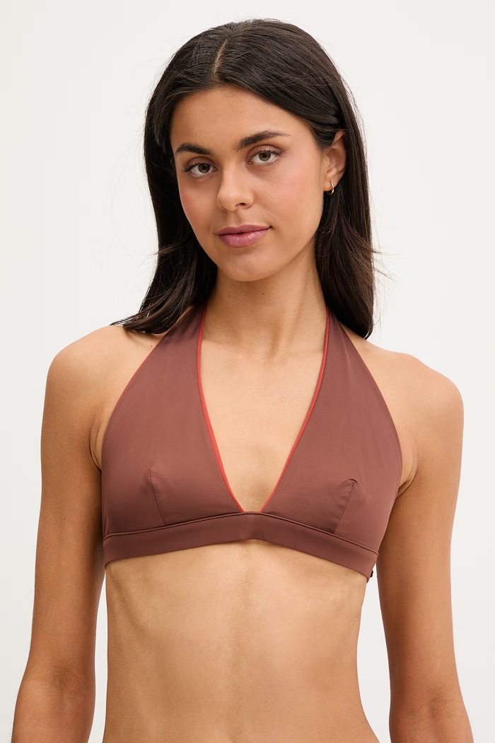 Max Mara Beachwear obojstranná plavková podprsenka dámska ABAZIA hnedá 2616821099600