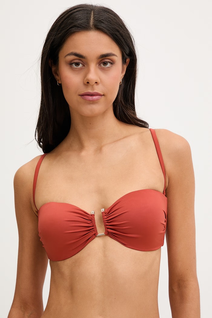 Max Mara Beachwear plavková podprsenka dámska AMELIA oranžová 2616821239600
