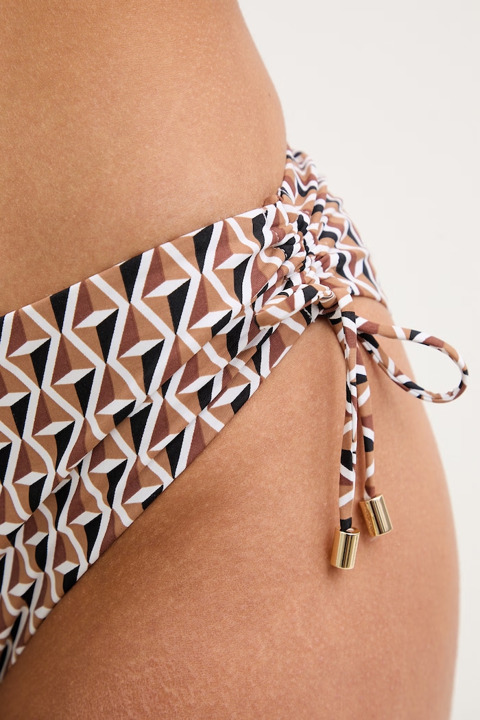 Max Mara Beachwear figi kąpielowe damskie SIBILLA brązowy 2616821269600