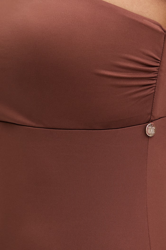 Max Mara Beachwear ολόσωμο μαγιό γυναικείο CAPPA καφέ 2616831129600