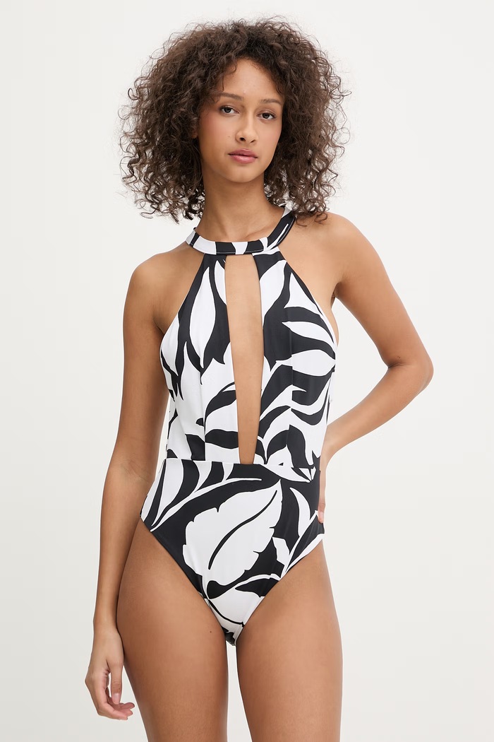 Max Mara Beachwear dámske jednodielne plavky CLAVA biela 2616831159600