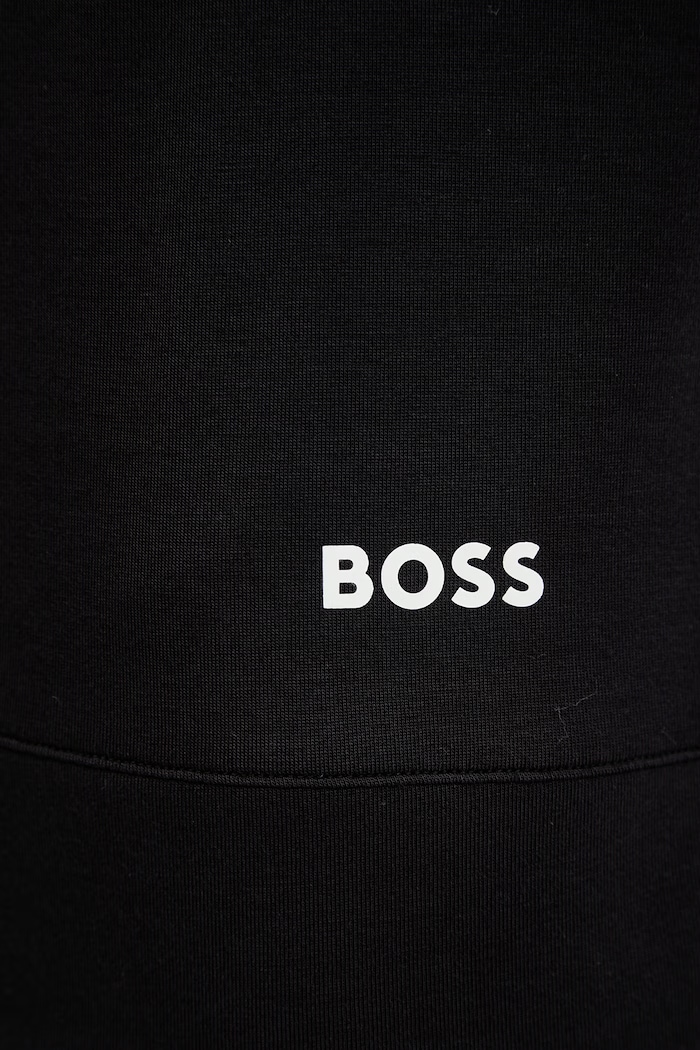 BOSS pijama de pentru femei, cu vâscoză Element Long Set 50557088 negru