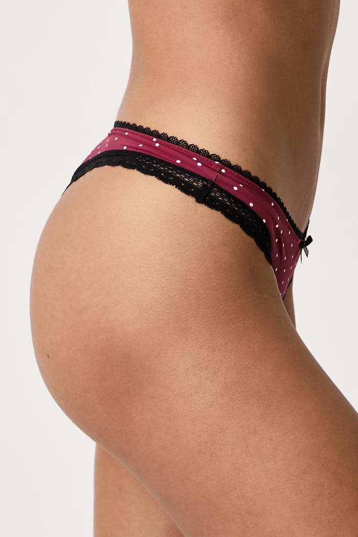 Odzież HUGO Stringi damskie THONG UNIQUE 50545732 czerwony