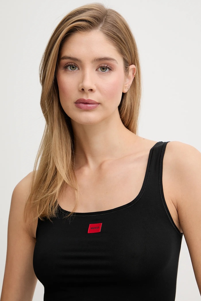 Oblečení Top HUGO SIGNATURE VEST 50557181 černá