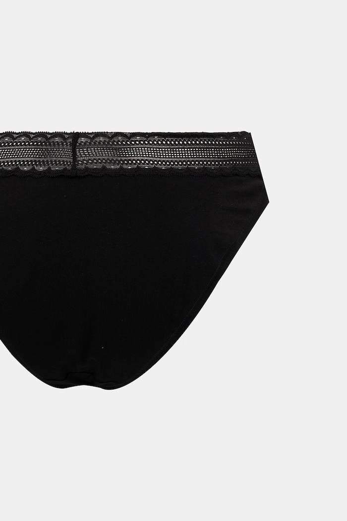 Ρούχα Σλιπ HUGO TRIPLET LACE BRIEF 3-pack 50557200 μαύρο