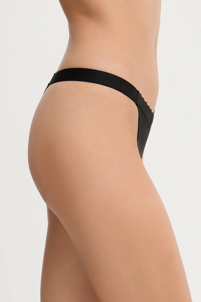 Îmbrăcăminte HUGO chiloți g-string femei SARTORIAL STRING 50557225 negru