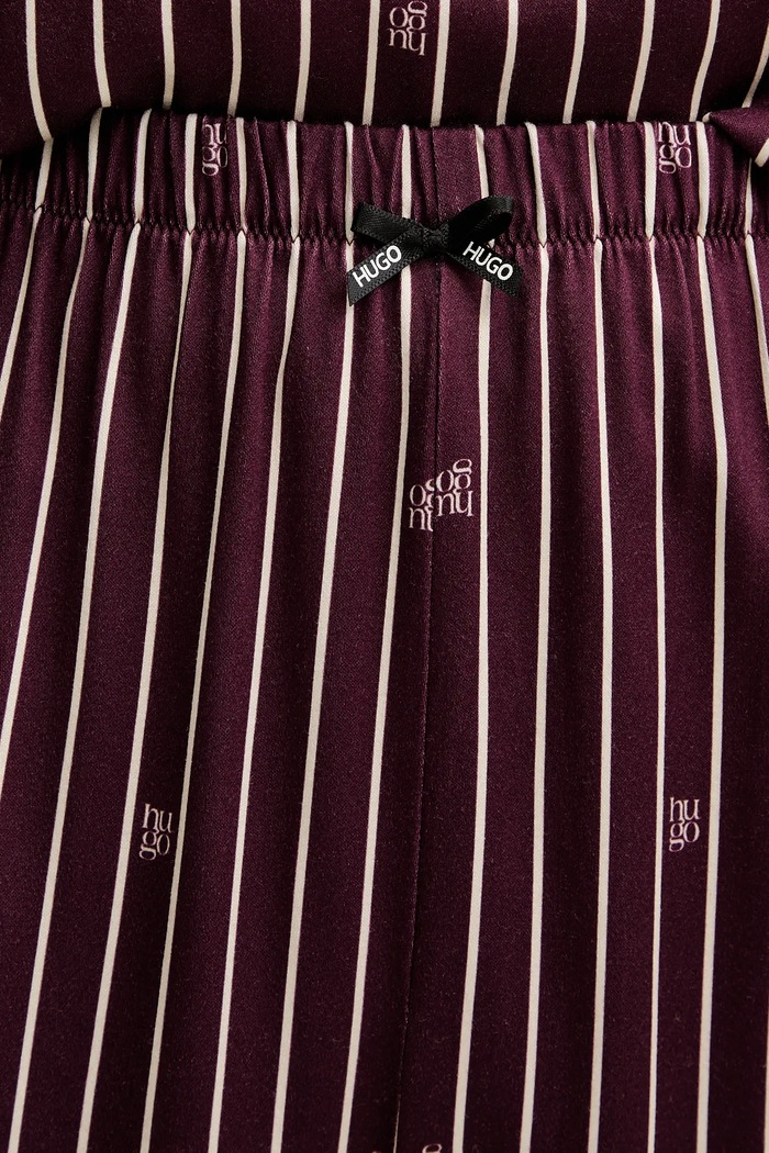Дрехи Късо долнище на пижама HUGO UNIQUE SHORTS 50556739 виолетов