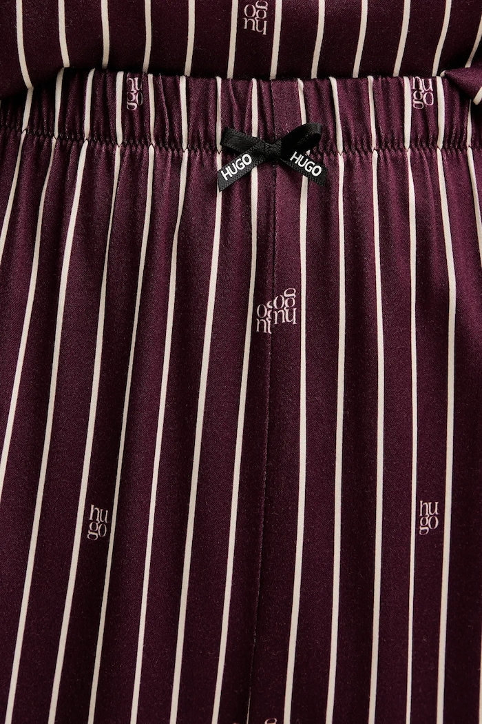 Дрехи Късо долнище на пижама HUGO UNIQUE SHORTS 50556739 виолетов