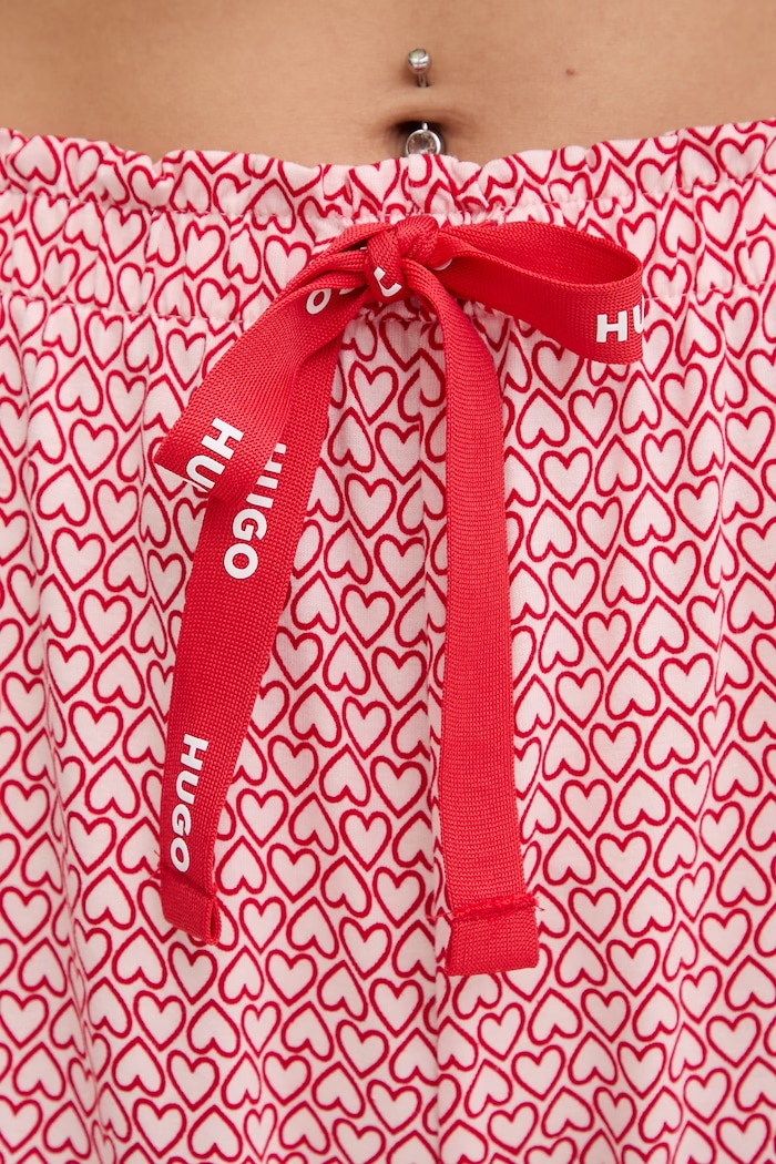 Pyžamové kalhoty HUGO CASUAL PANTS červená 50556937