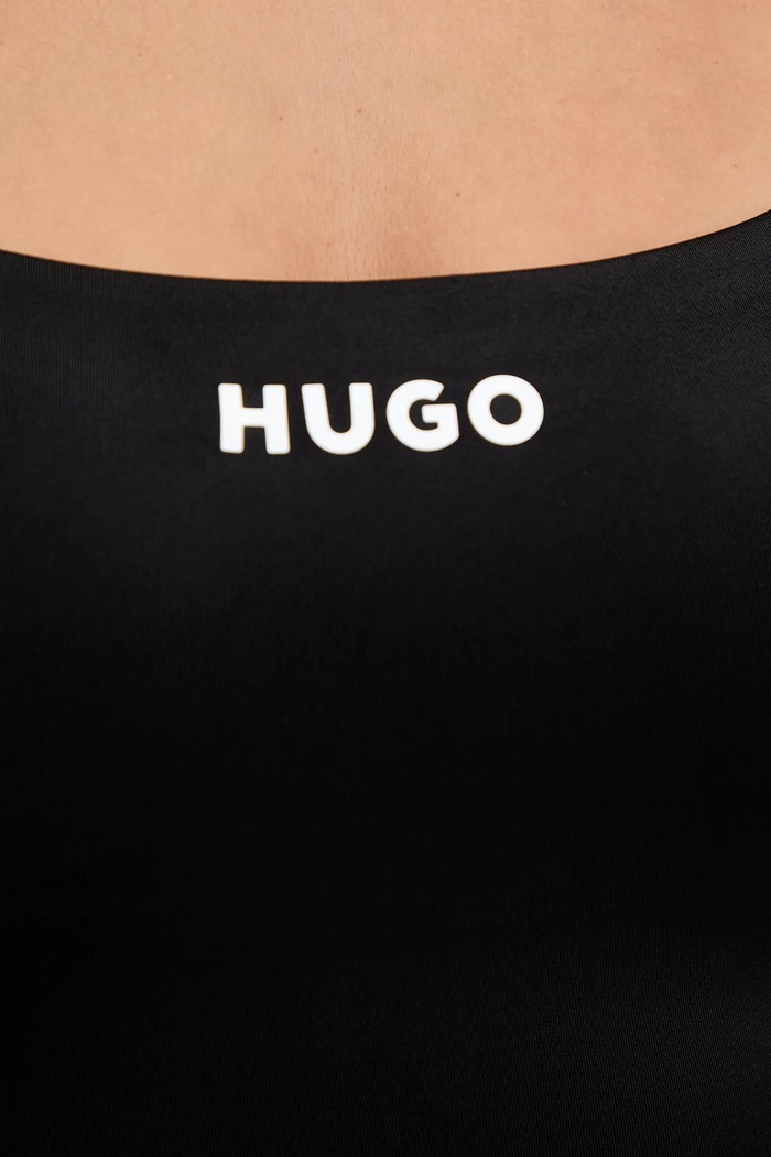 Ολόσωμο μαγιό HUGO Double B Kaftan μαύρο 50555655