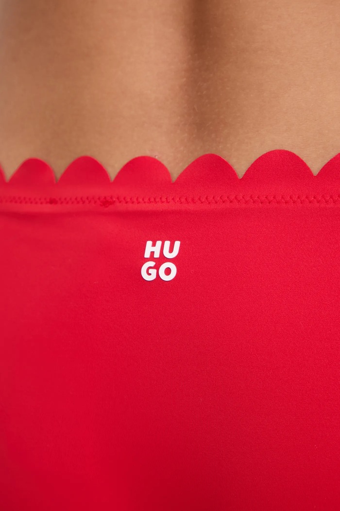 Plavkové nohavičky HUGO ORIGINAL SIDE TIE červená 50555675