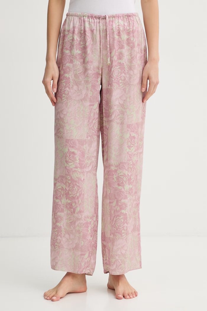 Chantelle pantaloni da pigiama da donna rosa C1ASE0