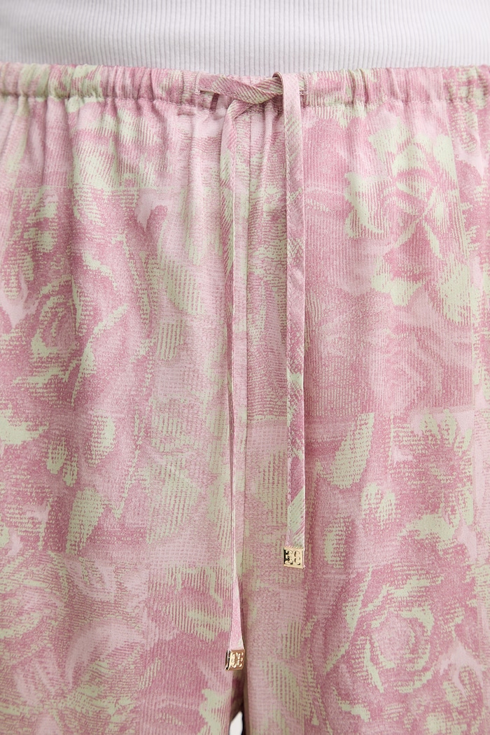 Chantelle pantaloni da pigiama da donna rosa C1ASE0