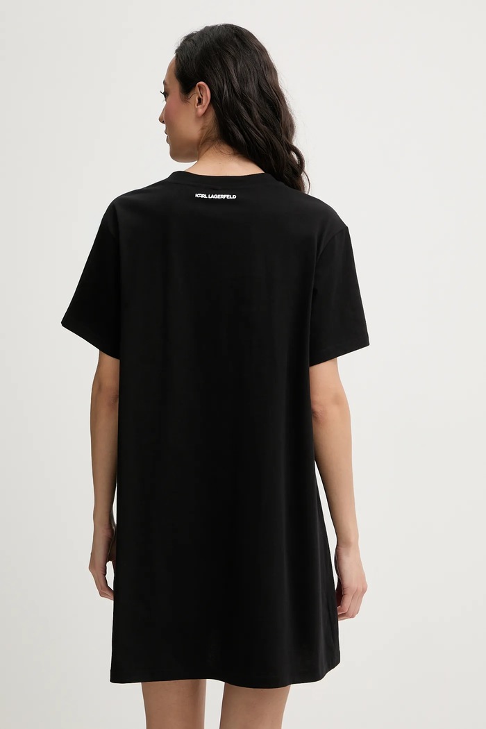 Îmbrăcăminte Karl Lagerfeld cămașă de noapte IKON B1W45003 negru