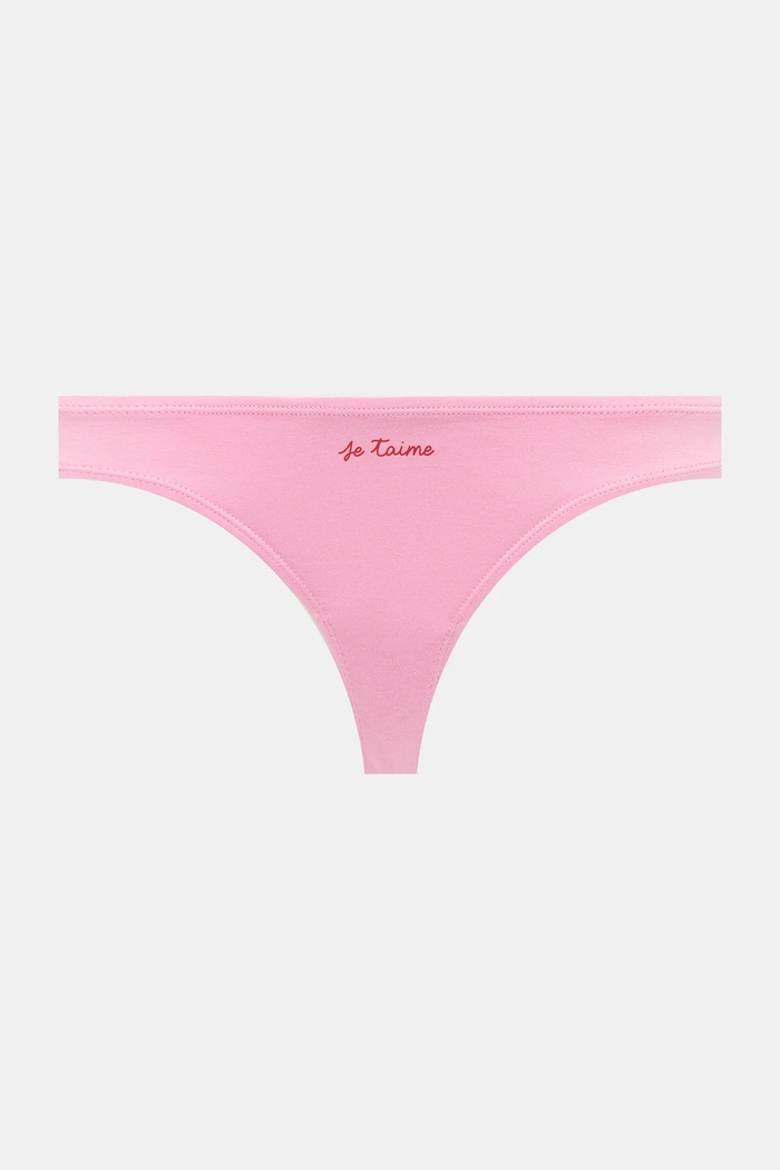 Karl Lagerfeld tanga 3-pack roz B1W47020