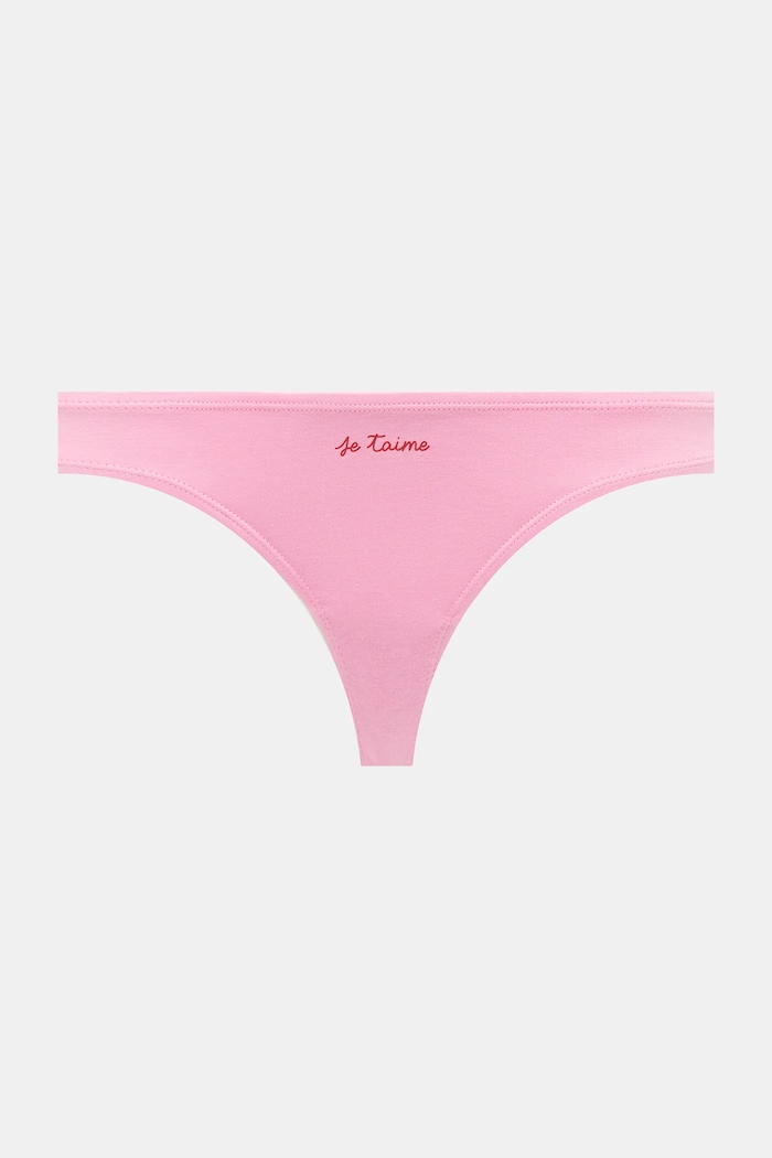 Karl Lagerfeld tanga 3-pack roz B1W47020
