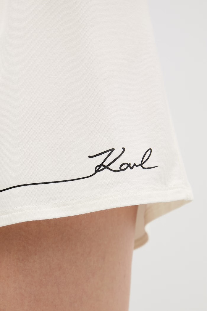 Karl Lagerfeld dvojdielne pyžamo dámske s viskózou B1W45011