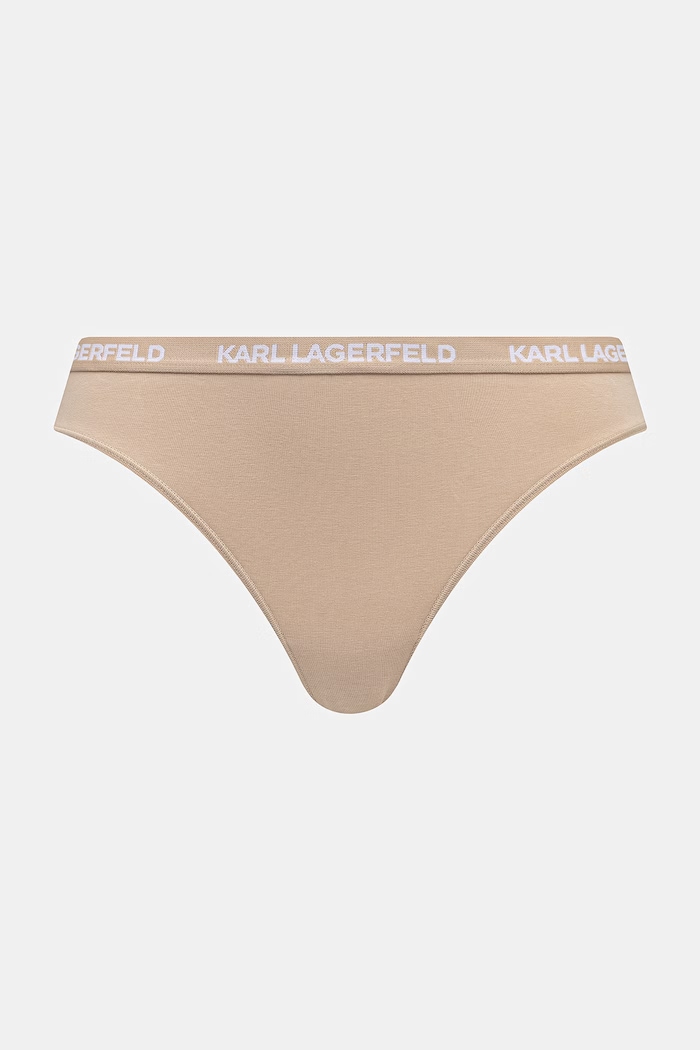 Karl Lagerfeld στρινγκ γυναικεία βαμβακερά με ελαστάν 7-pack ροζ B1W47016