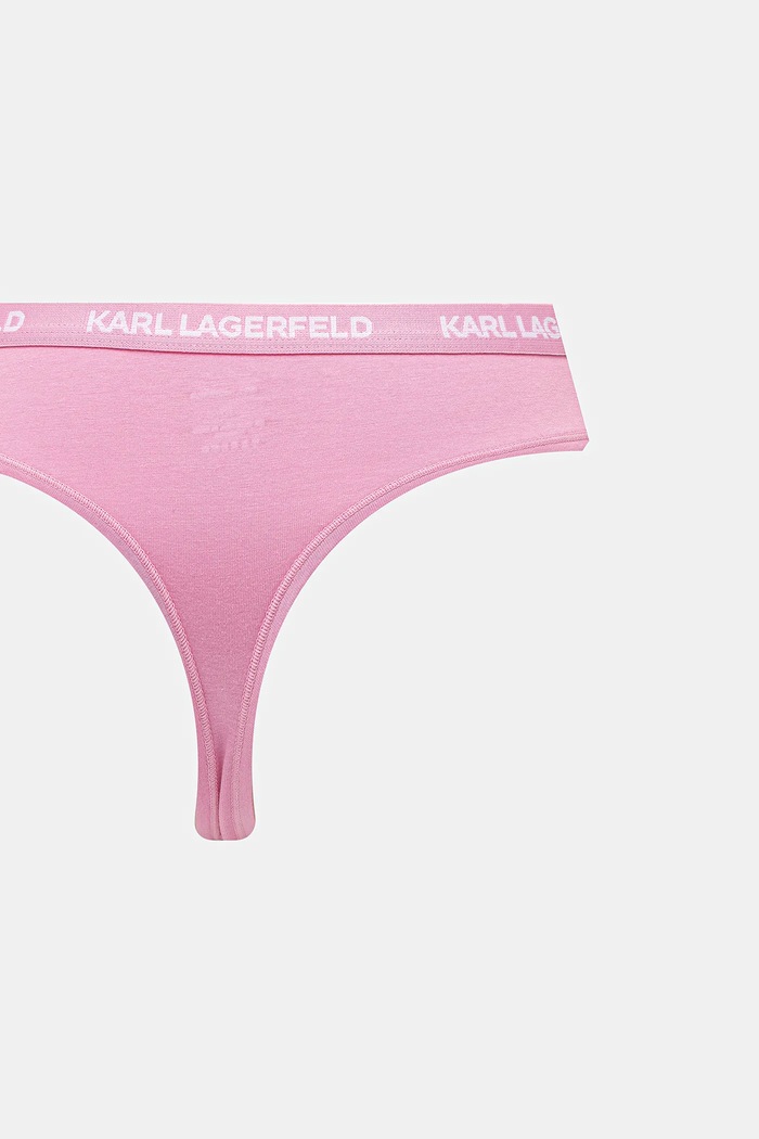 Karl Lagerfeld tangá dámske bavlnené s elastanom 7-pak B1W47016