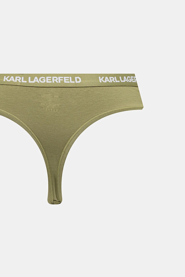 Karl Lagerfeld tangá dámske bavlnené s elastanom 7-pak B1W47016
